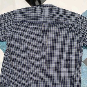 Arrow Half Sleeve  Checkshirt Blue Mix