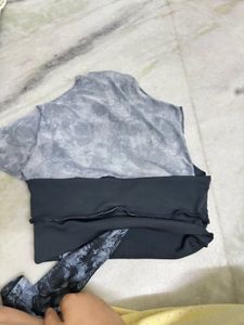 Floral Mesh Long Sleeve Top