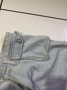 Brown Tank &amp; Denim Shorts Set