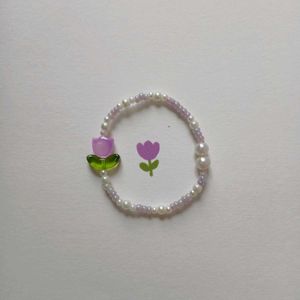 Pearl Tulip Bracelet (Set Of 2)