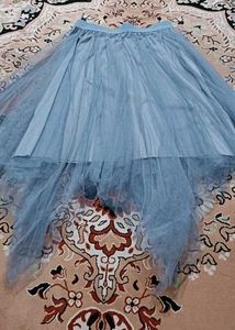 Blue Tulle Skirt