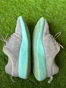 Grey Blue Shoes