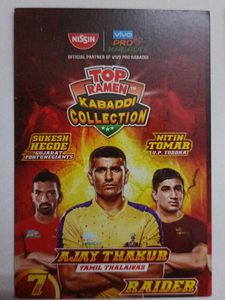 Top Ramen Pro kabaddi League 9 Cards