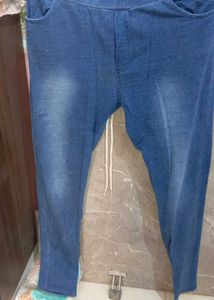 Blue Denim Jeggings
