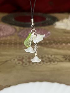 flower phone charm