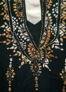 Madhubani Kaatha Stitch Kurta For Men