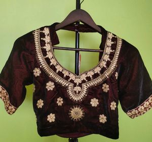 Bridal Velvet Blouse, New With Tag