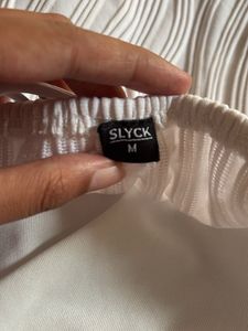 Halter neck white top