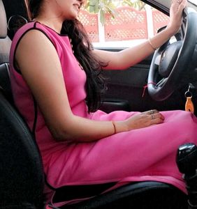 Stretchable Hot Pink Designer Kurti At Low Price