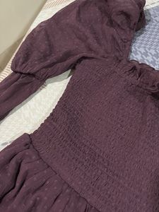 Chic Purple Ruffle Top