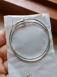 Silver Hoop Earrings