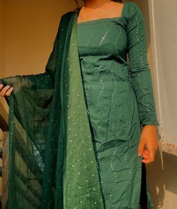 Suit With Dupatta