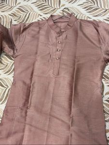 Mauve Silk Blend Kurta