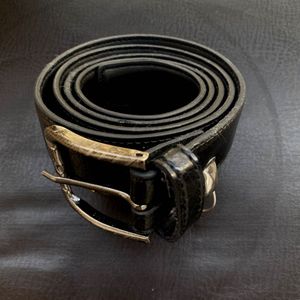 Black Leather Belt