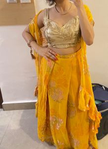 Mustard Yellow Lehenga Set