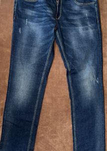 Dark Blue Denim Jeans
