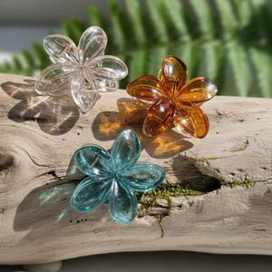 Floral Hair Claw Clips