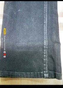 Dark Black Denim Jeans