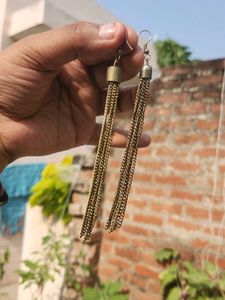 Boho Silver Hoop Earrings