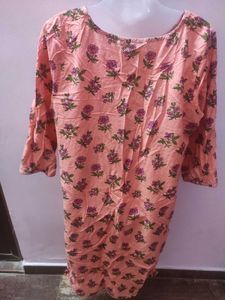 Floral Print Kurta