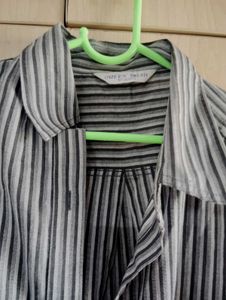 Striped Oversized Button-Down SHIRT ✨✨