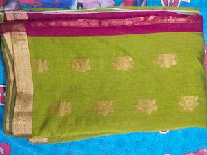 Elegant Green Saree