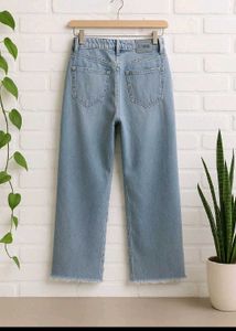 Light Wash Wide Leg Jeans