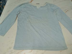 Vintage Blue Long Sleeve Top &amp; Maxi