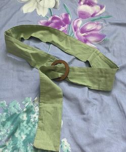 Mint Green Mini Dress With Belt