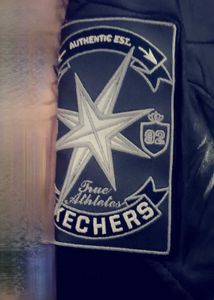 Sketchers varsity ( biker jacket )