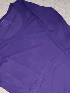 A Purple Tshirt With Very Comfy Cloth