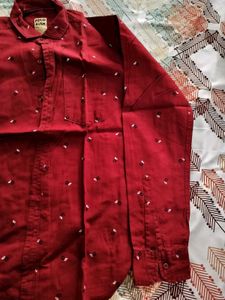 Reddish Maroon Shirt