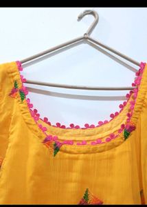 Beautiful Phulkari Embroidery Kurta