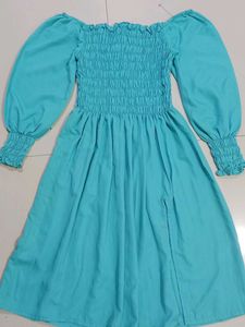 Chic Blue Mini Dress