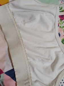 White Cropped Tank Top
