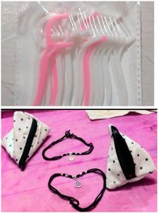 Anklets+Dental Floss (15 Pcs. )+ 2 Coins Pouches