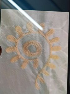 Embroidered Dupatta Cream Colour