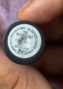 original MAC mini Lipstick - relentlessly red -706