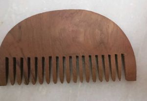 Handcrafted Wooden Hair Combs (Set of 4)