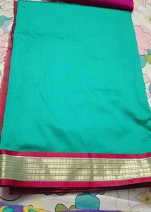 Elegant Green Silk Saree