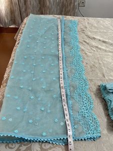 Light Blue Embroidered Pant Kameez