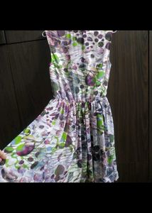Giovanni Abstract Print Sleeveless Dress