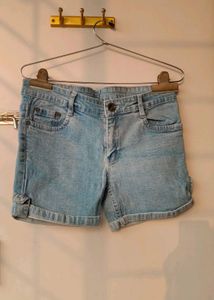 Light Wash Denim Shorts