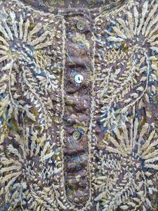 Chikankari Satin Short Kurta