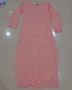 Elegant baby pink kurta