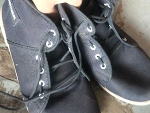 Combo Both Shoes Black And  Blue