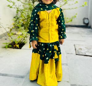 Girl Bandhani Lengha Choli
