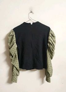 Polka Dot Sleeve Top