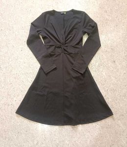 Tokyo Talkies Black Party Wear Dress