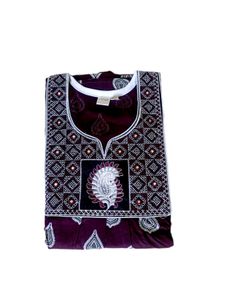 XXL Embroidery Elegant Nightsuit